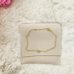 NEW Marrin Costello Soleil Dainty 14K Gold Plated Chain Bracelet